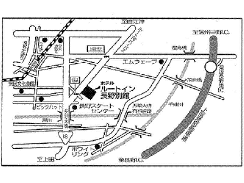 Hotel Route-Inn Nagano Bekkan Luaran gambar